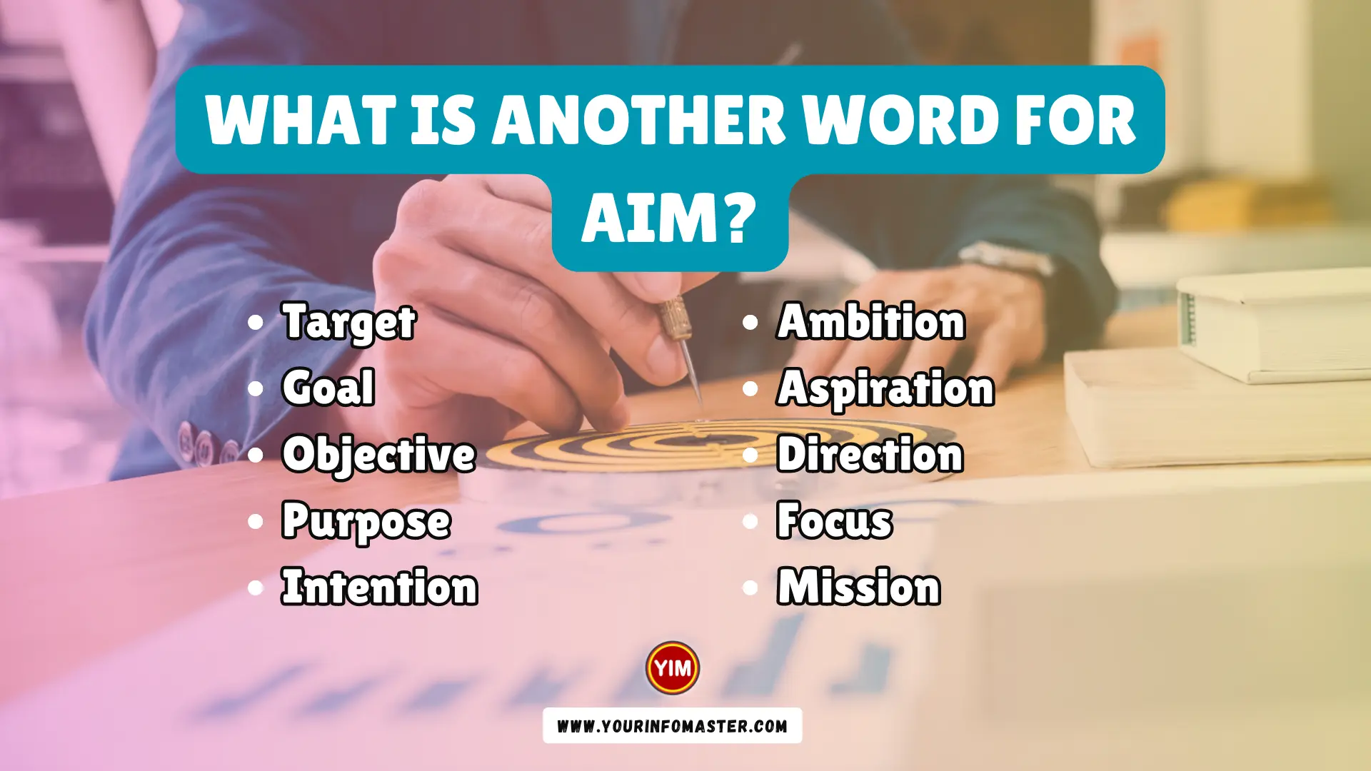 What is another word for Aim