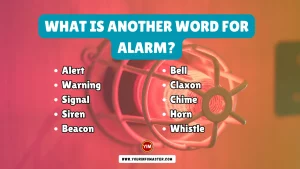 What is another word for Alarm
