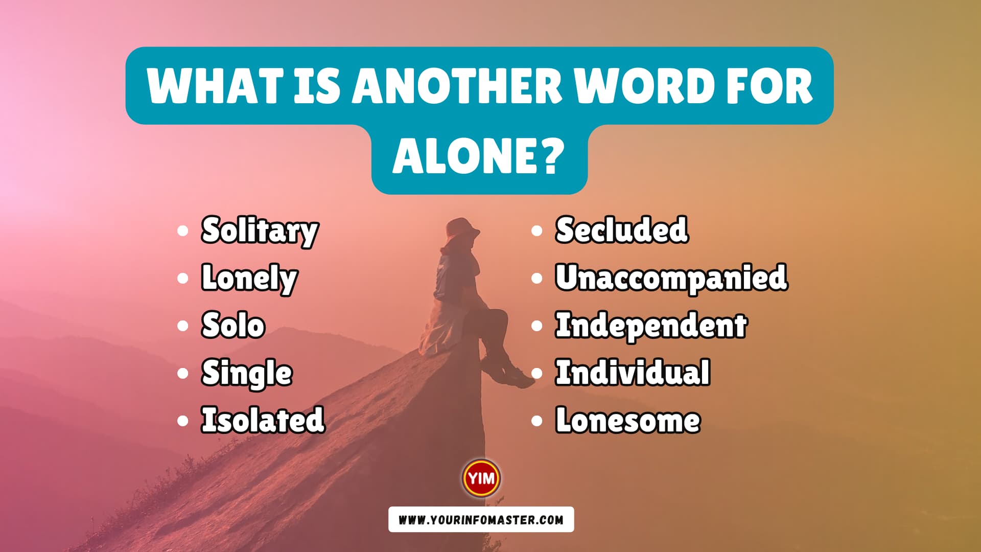 What is another word for Alone?  Alone Synonyms, Antonyms and Sentences -  Your Info Master