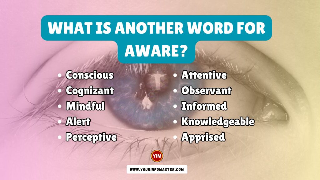 What is another word for Aware