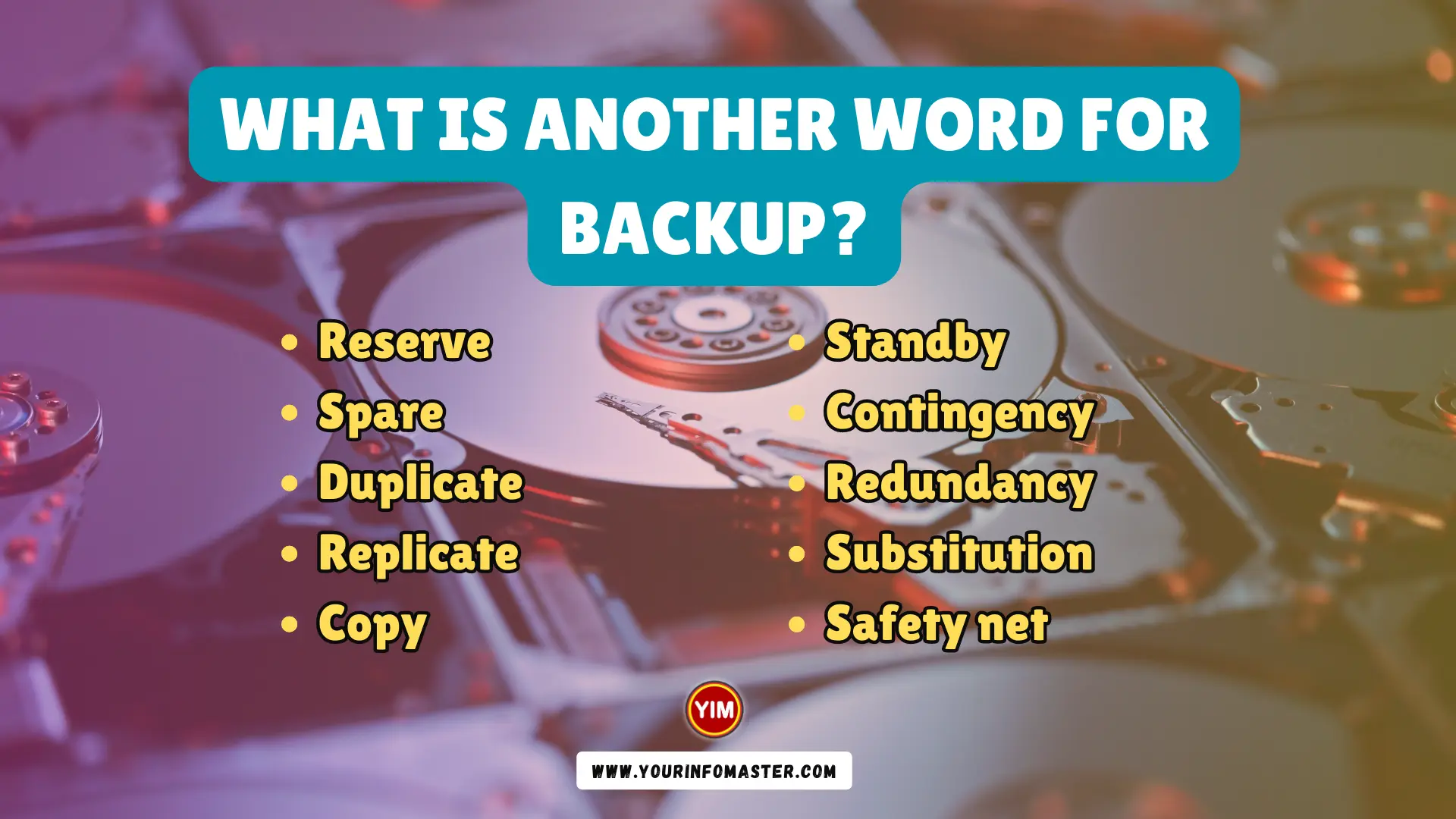 What is another word for Backup