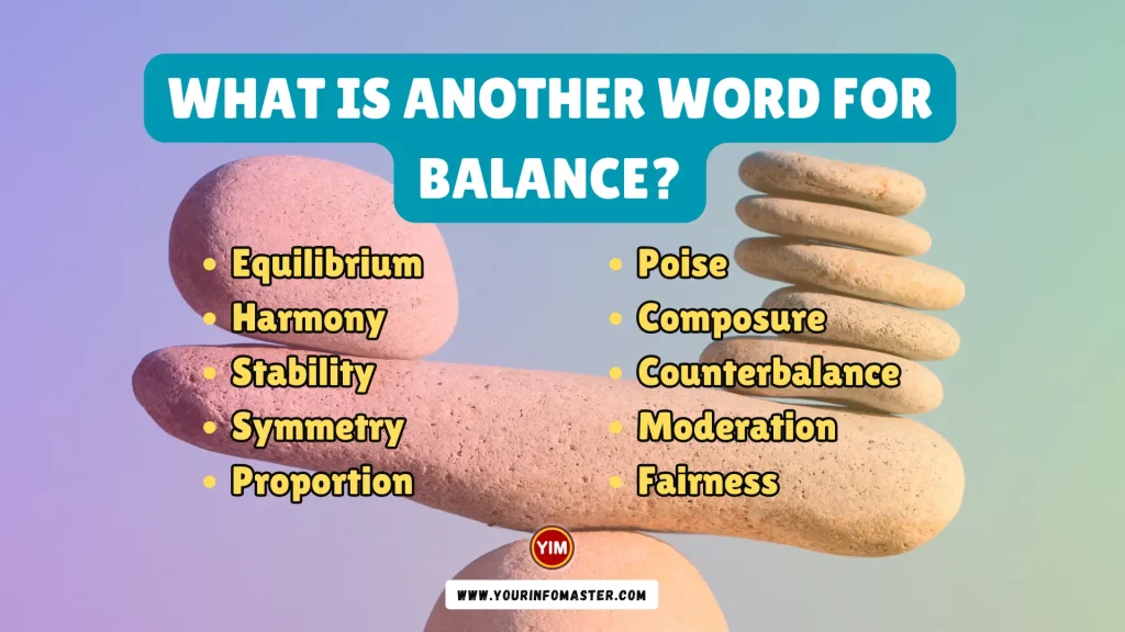 What is another word for Balance
