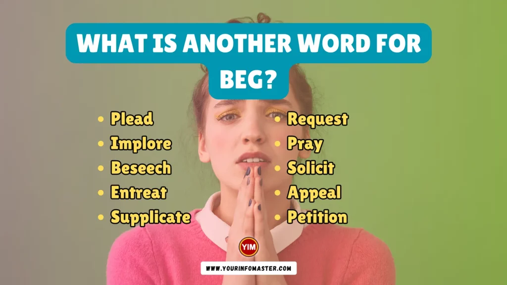 What is another word for Beg