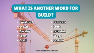What is another word for Build