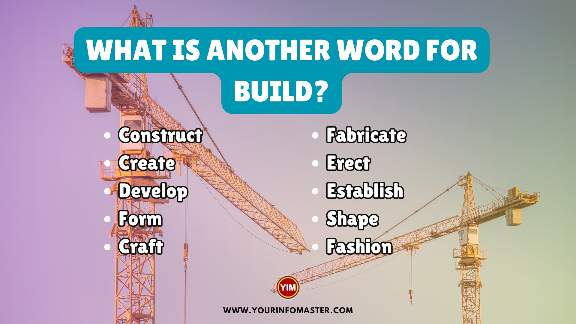 What is another word for Build