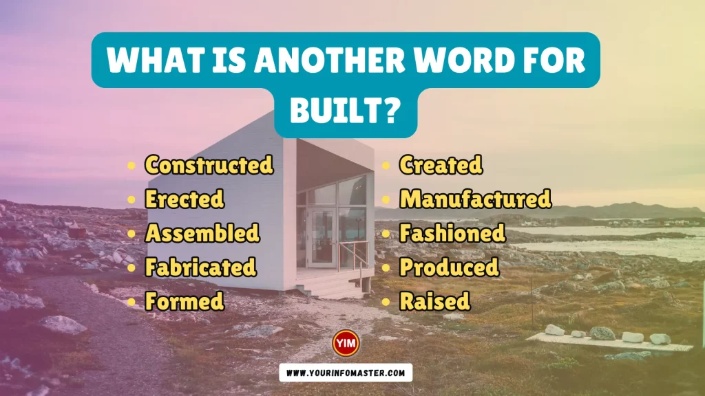 What is another word for Built