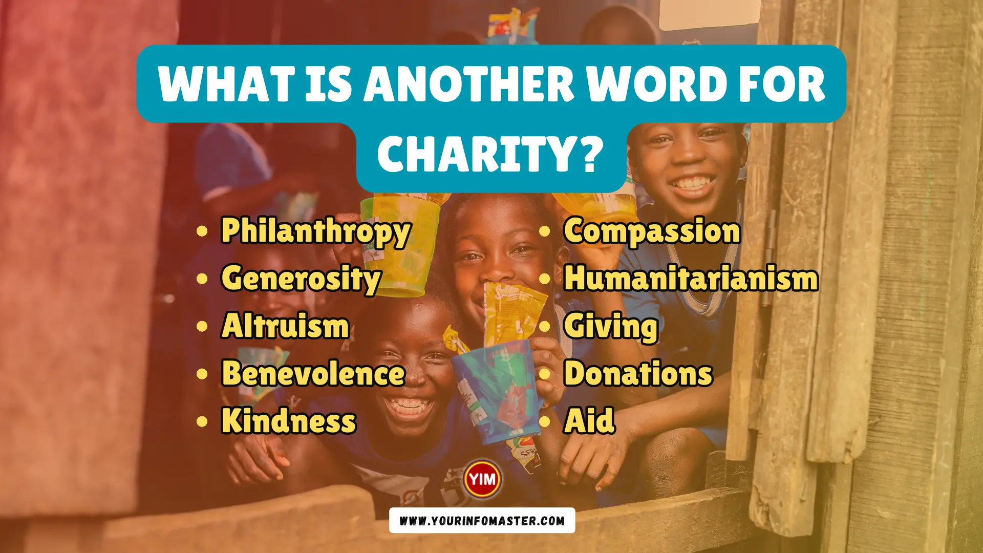 What is another word for Charity