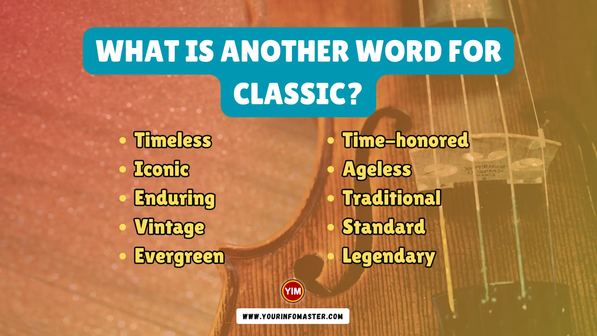 What is another word for Classic