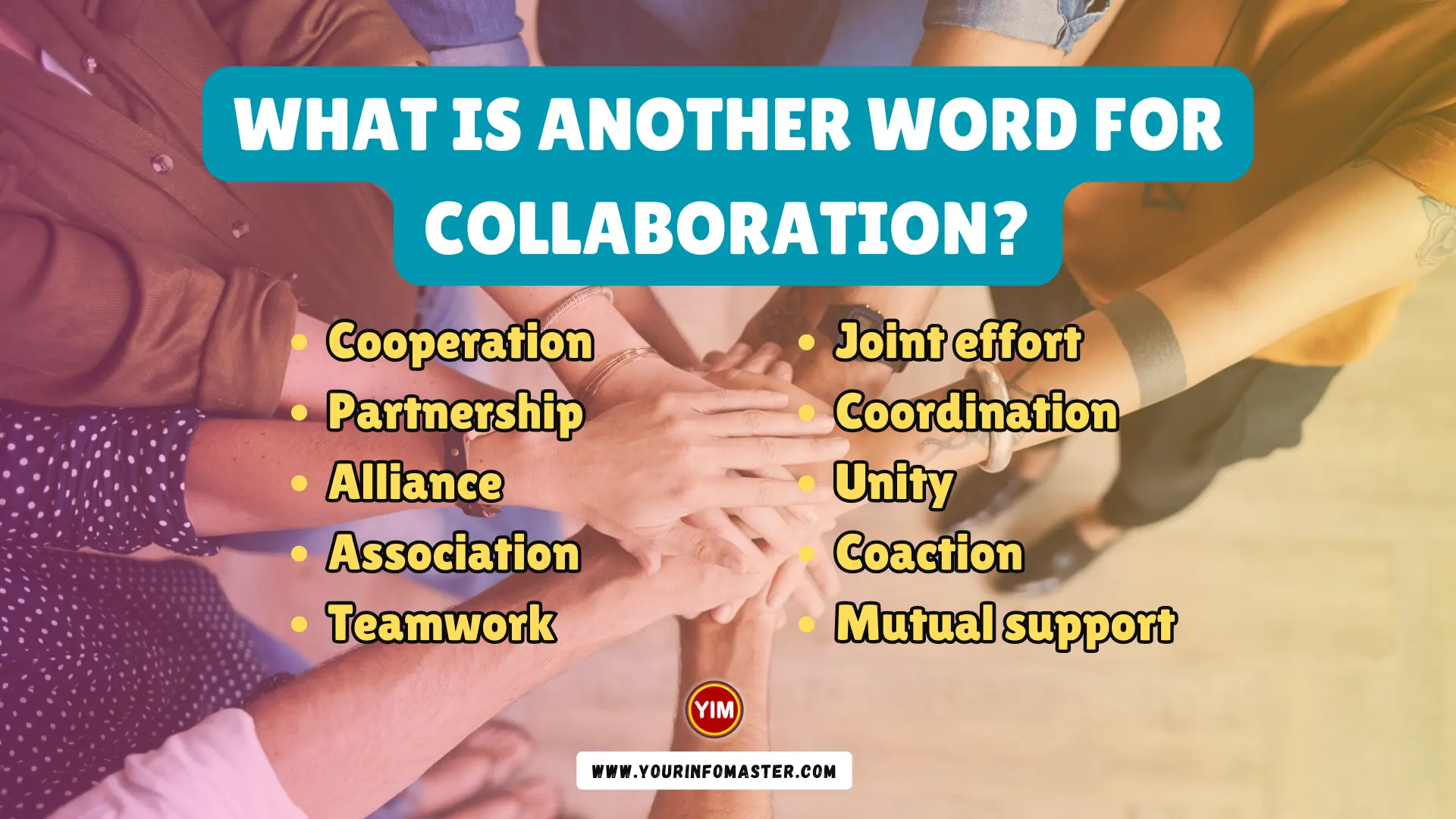 What is another word for Collaboration? | Collaboration Synonyms ...