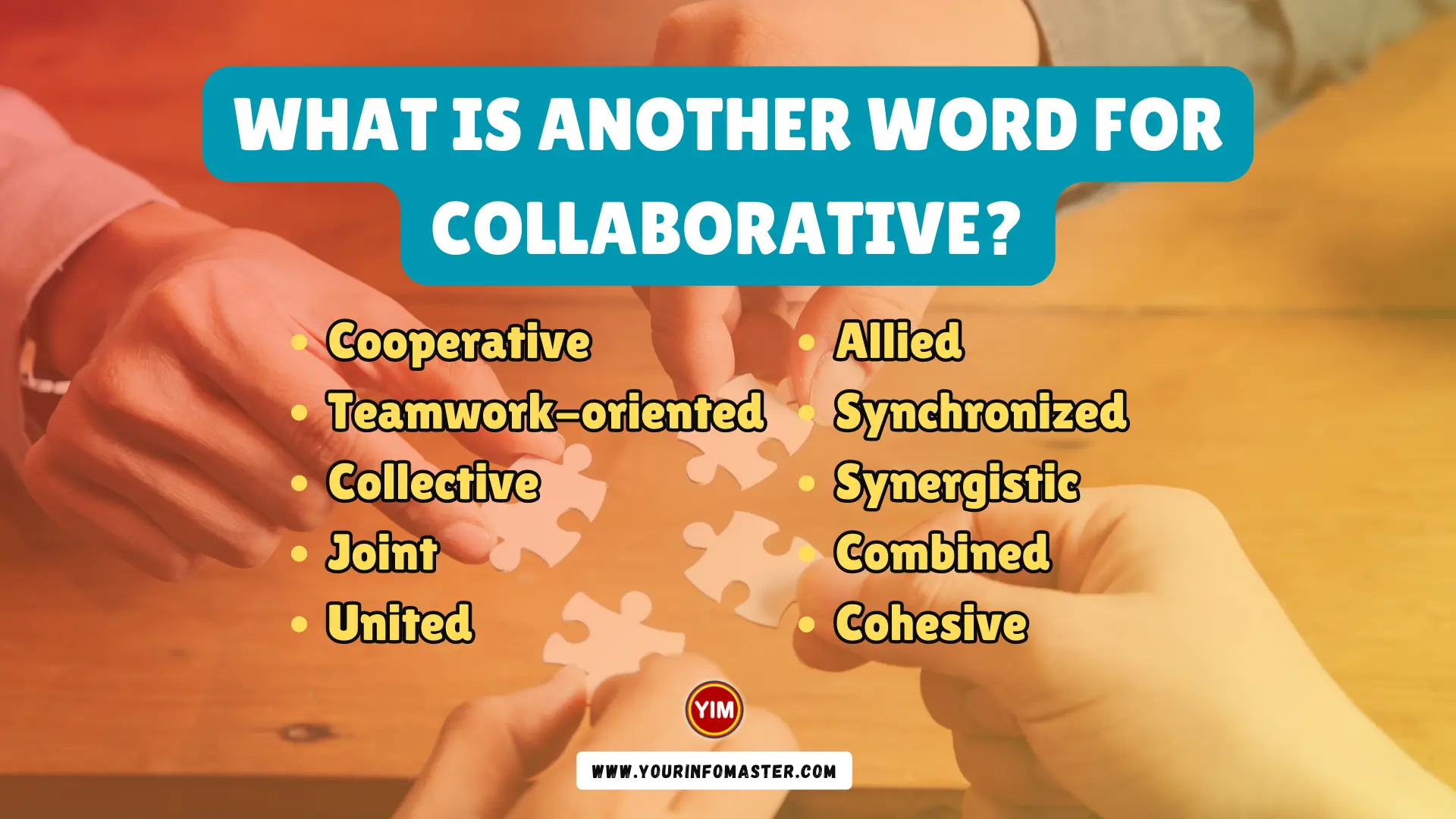 What is another word for Collaborative