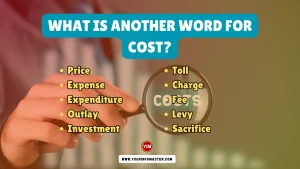 What is another word for Cost