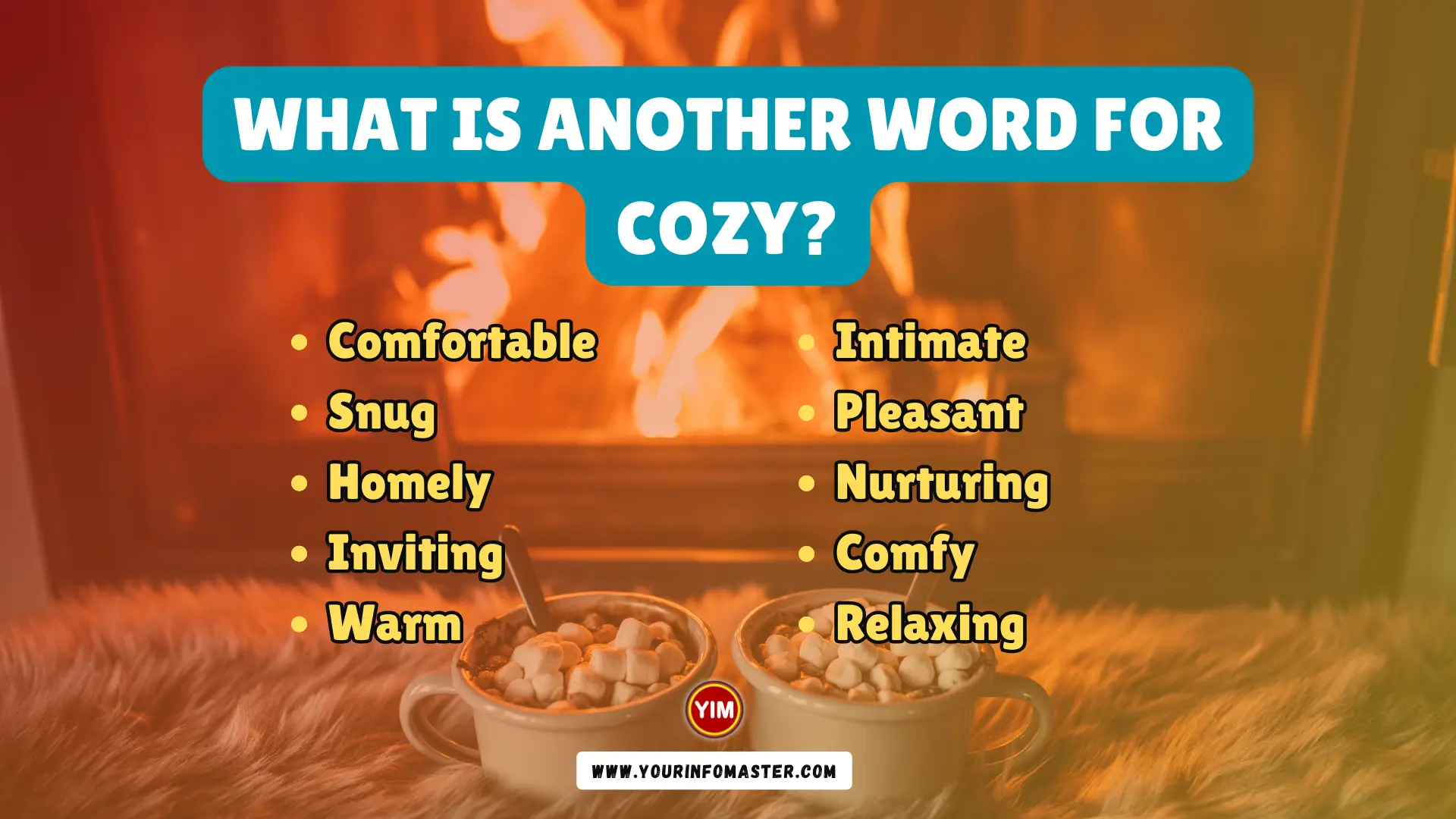 What is another word for Cozy
