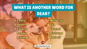 What is another word for Dear