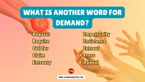 What is another word for Demand