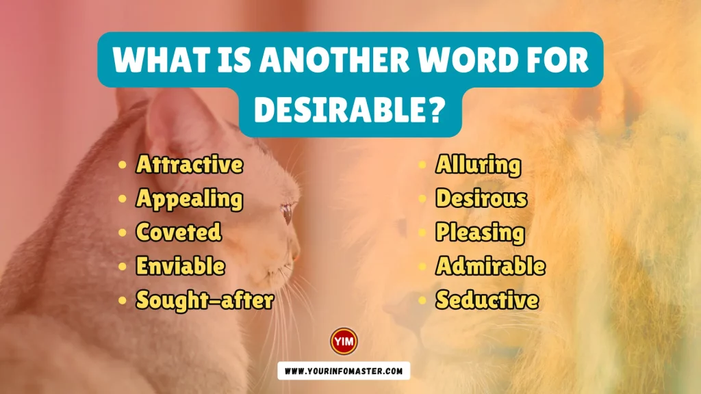 What is another word for Desirable