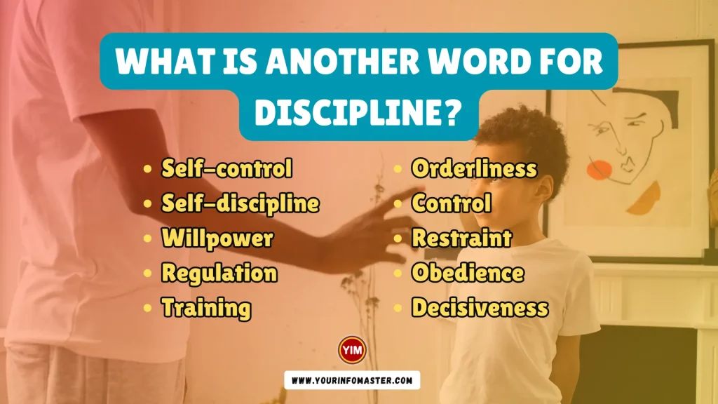 What is another word for Discipline