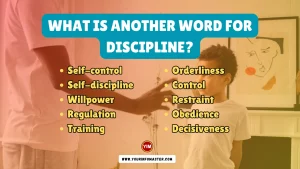 What is another word for Discipline