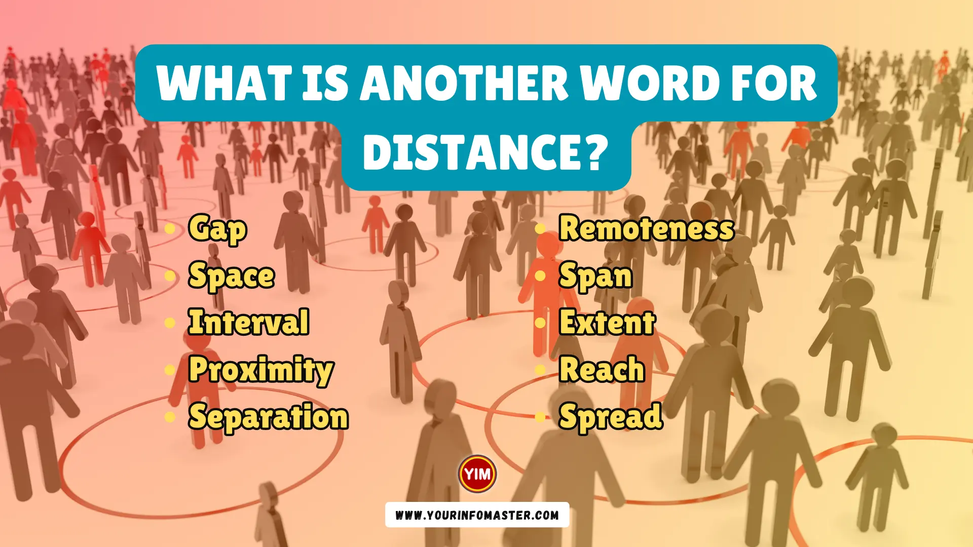 What is another word for Distance