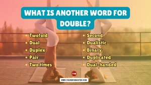 What is another word for Double