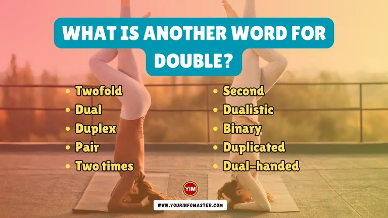 What is another word for Double