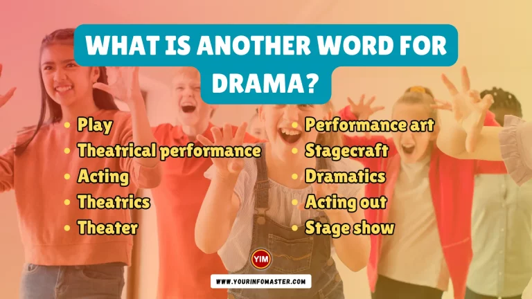 What is another word for Drama