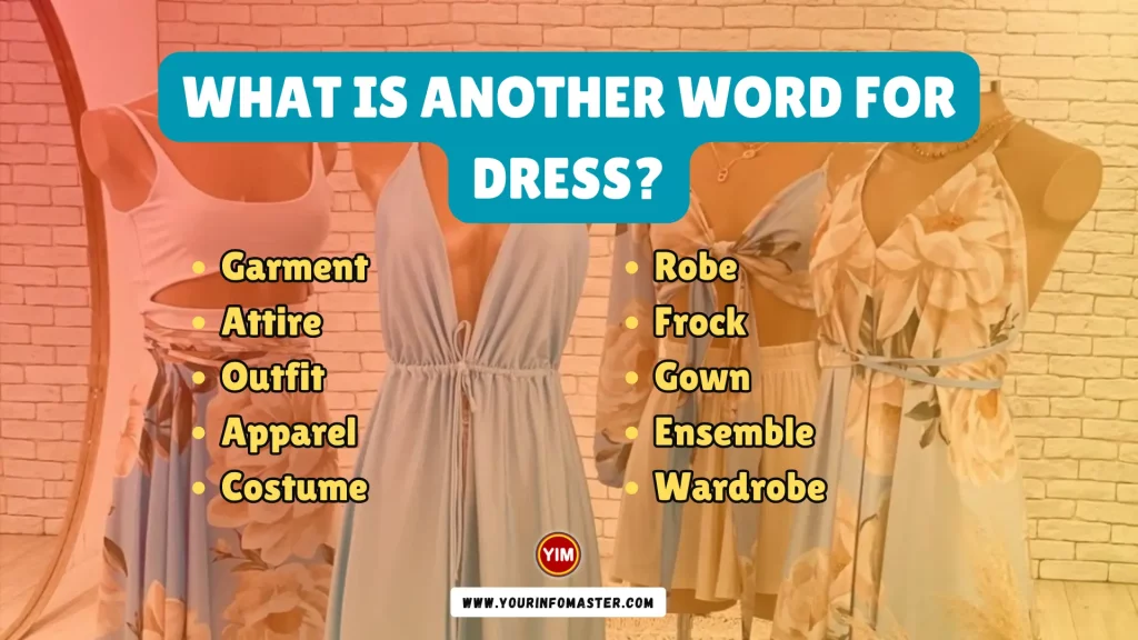 What is another word for Dress