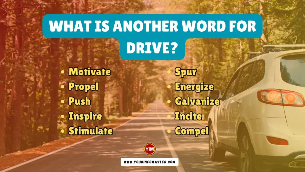 What is another word for Drive