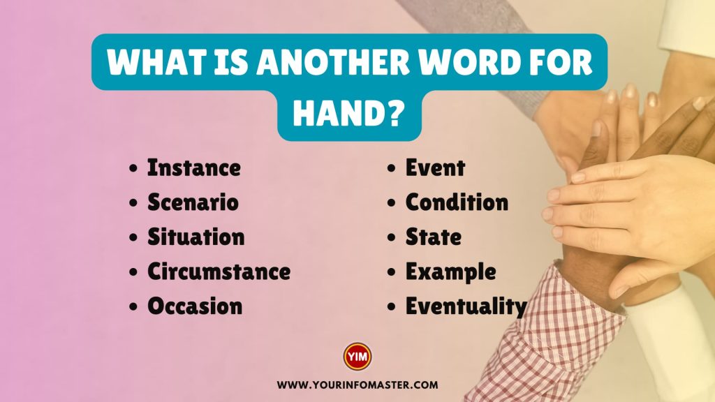 What is another word for Hand