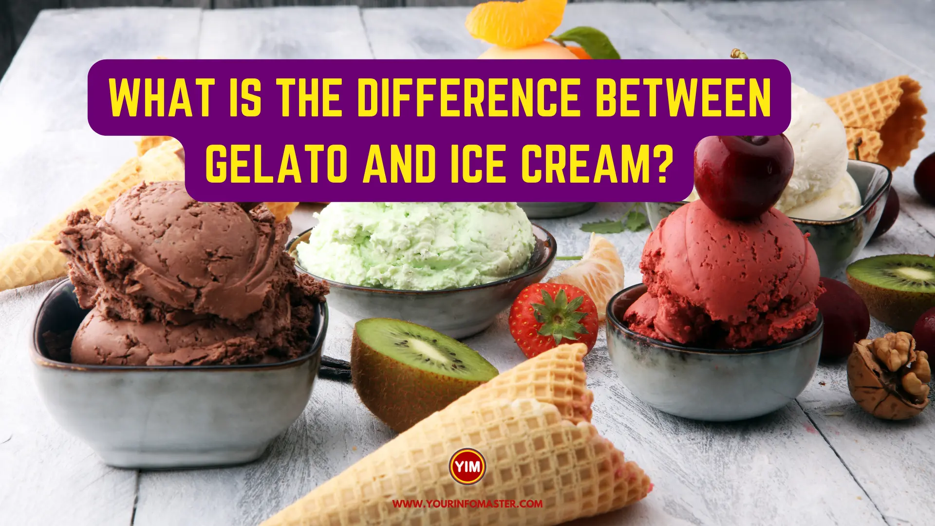 What is the Difference Between Gelato and Ice Cream