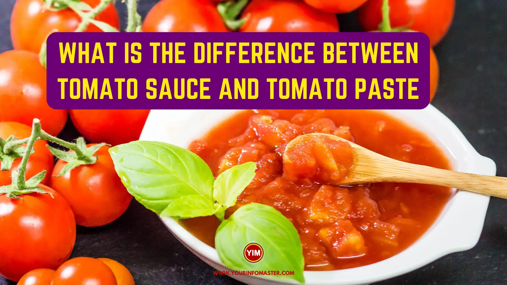 What is the Difference Between Tomato Sauce and Tomato Paste