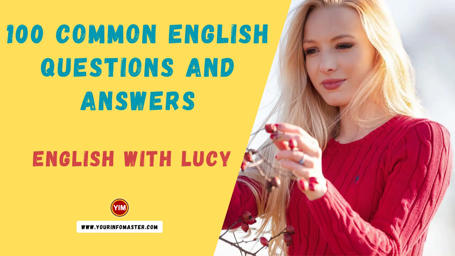 100 Common English Questions and Answers