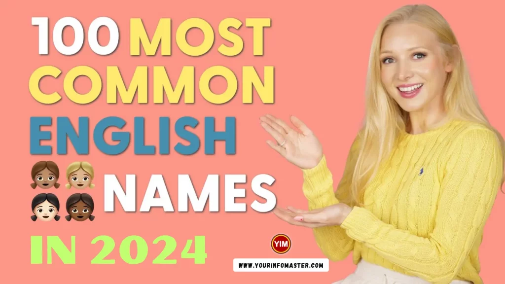 100 Most Popular English Girls Names | English With Lucy