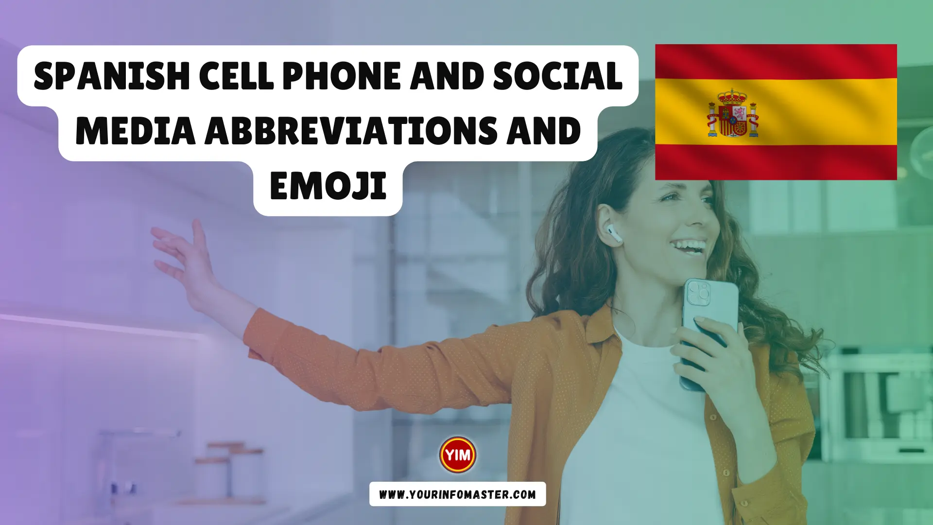 Spanish Cell Phone and Social Media Abbreviations and Emoji