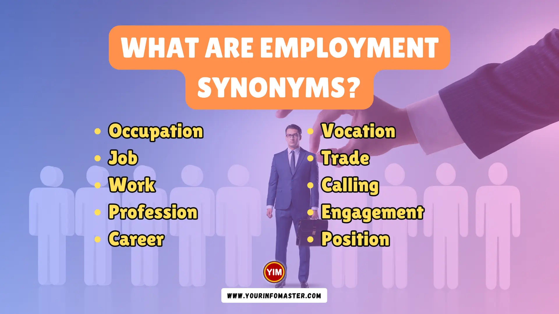 What are Employment Synonyms