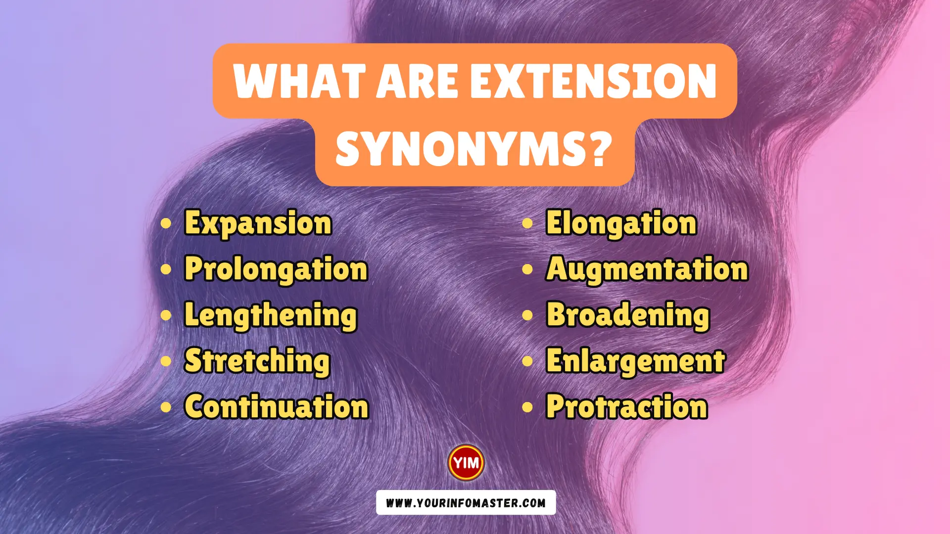 What are Extension Synonyms