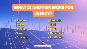 What is another word for Energy