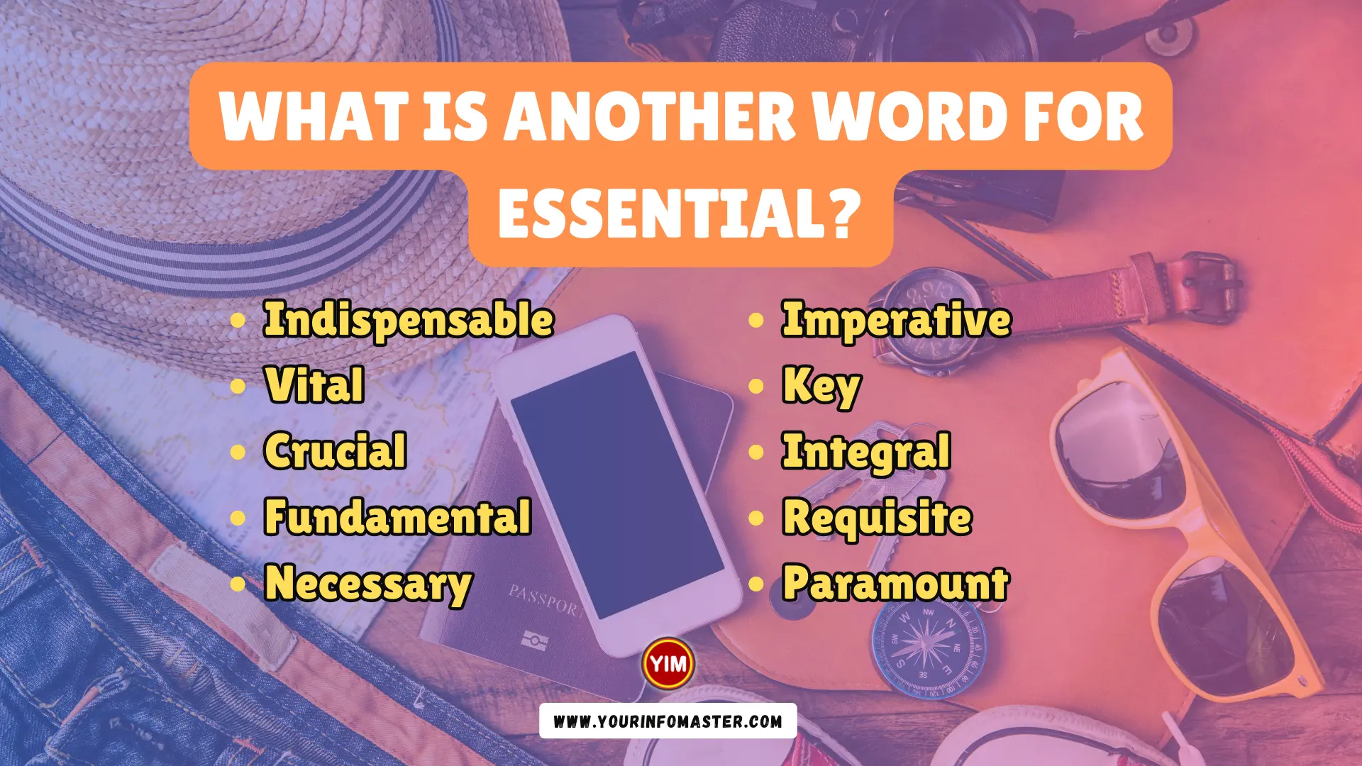 What is another word for Essential