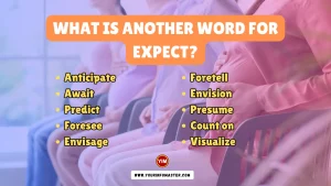 What is another word for Expect