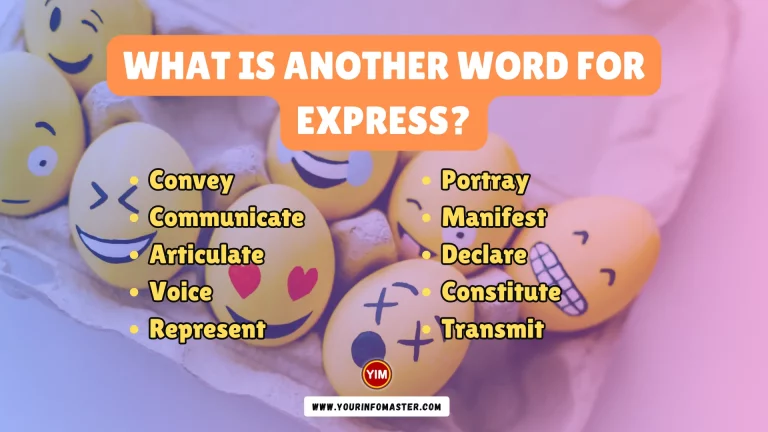 What is another word for Express