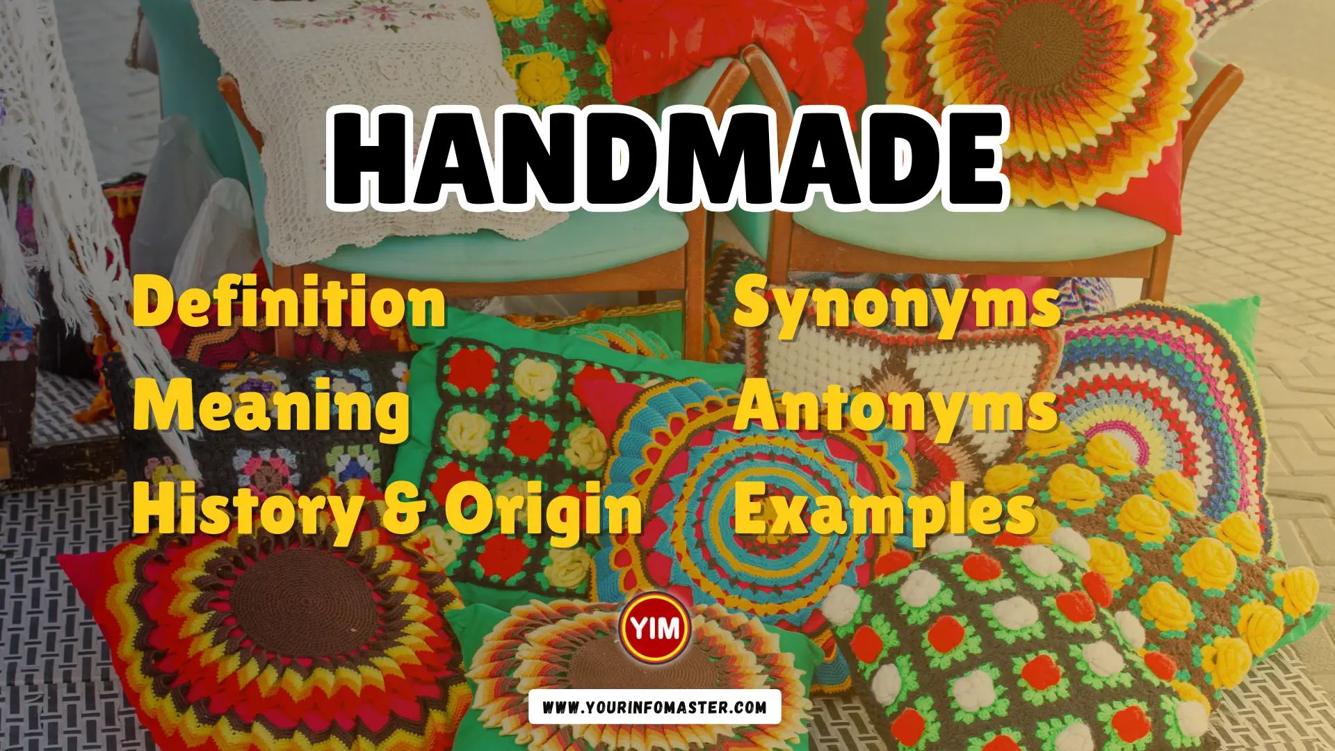 Handmade Synonyms, Antonyms, Example Sentences