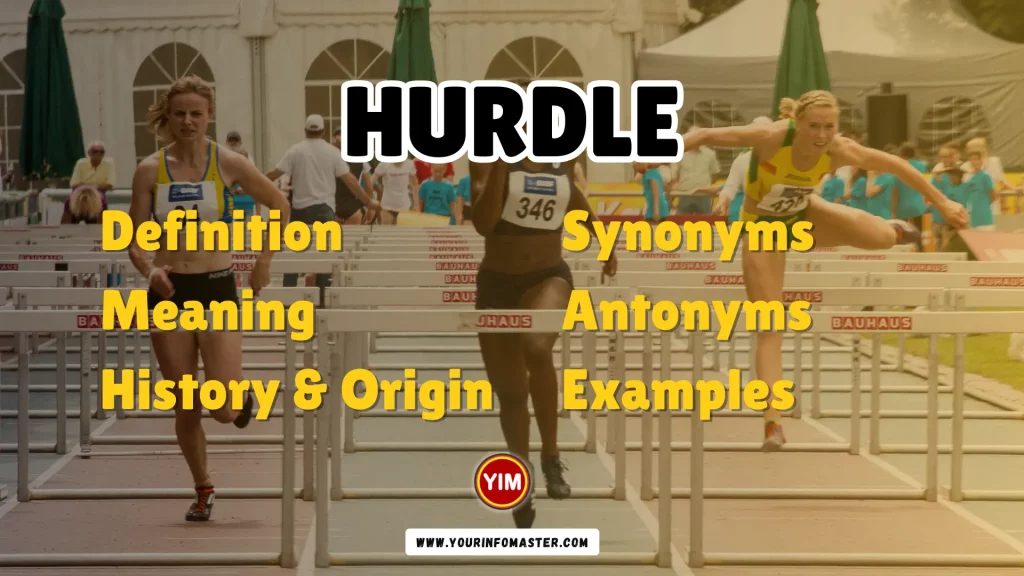 Hurdle Synonyms, Antonyms, Example Sentences