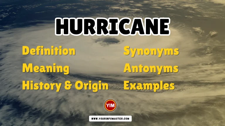 Hurricane Synonyms, Antonyms, Example Sentences (1)