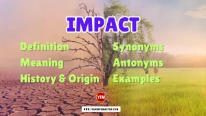 Impact Synonyms, Antonyms, Example Sentences