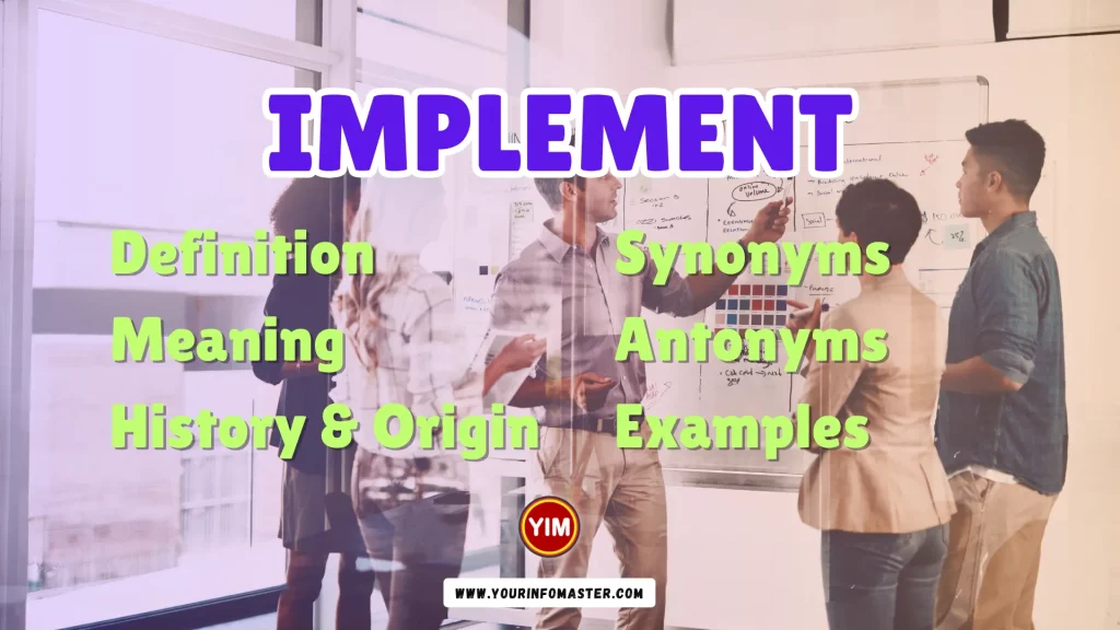 Implement Synonyms, Antonyms, Example Sentences