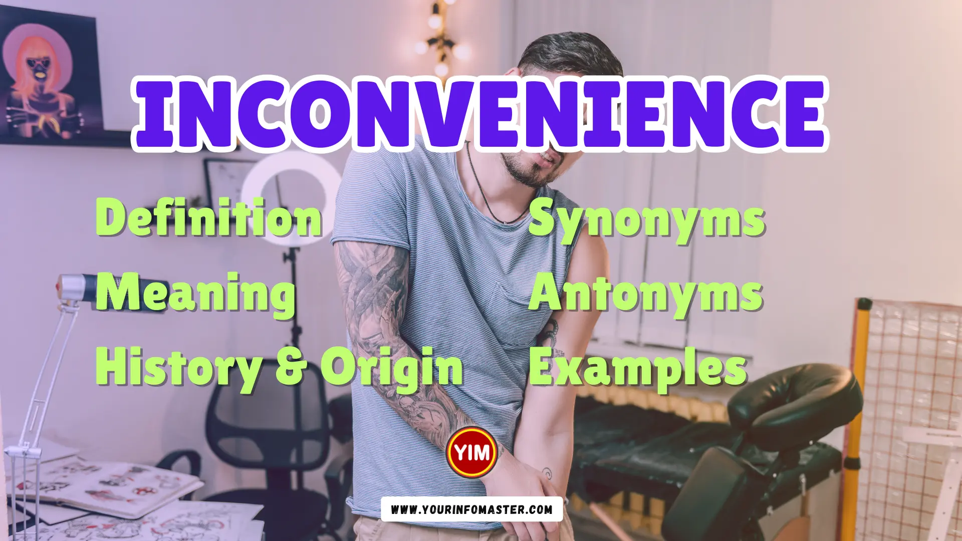 Inconvenience Synonyms, Antonyms, Example Sentences