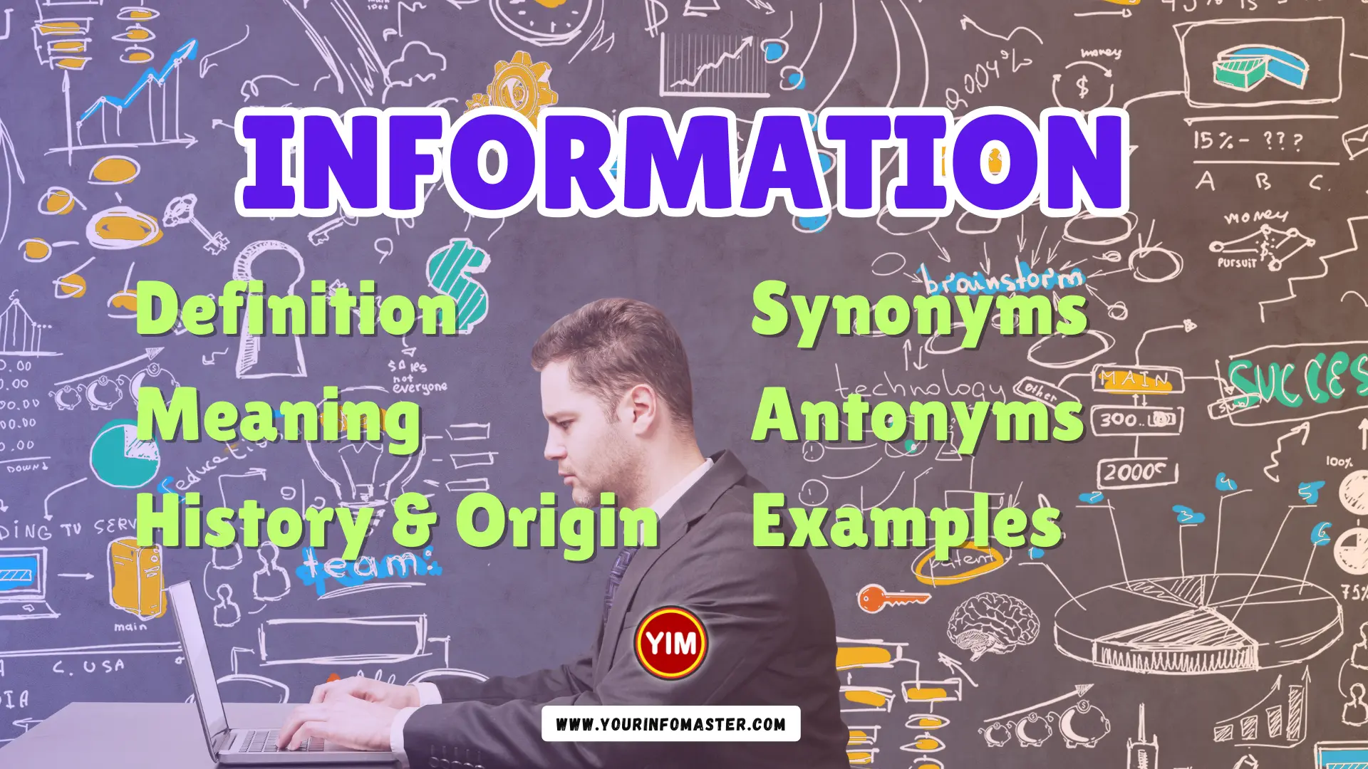Information Synonyms, Antonyms, Example Sentences