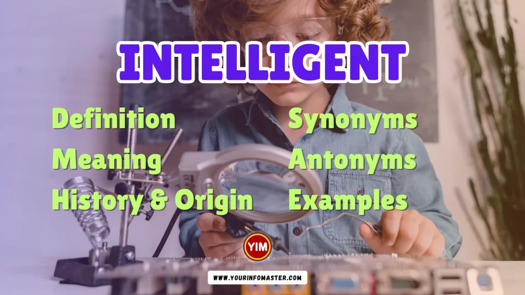 Intelligent Synonyms, Antonyms, Example Sentences