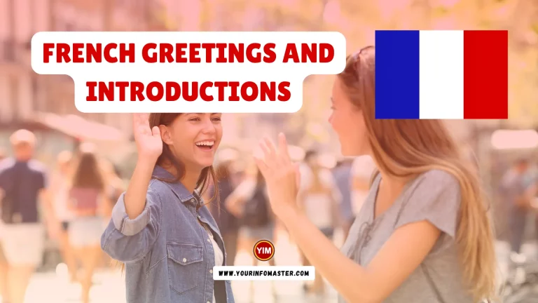 French Greetings and Introductions