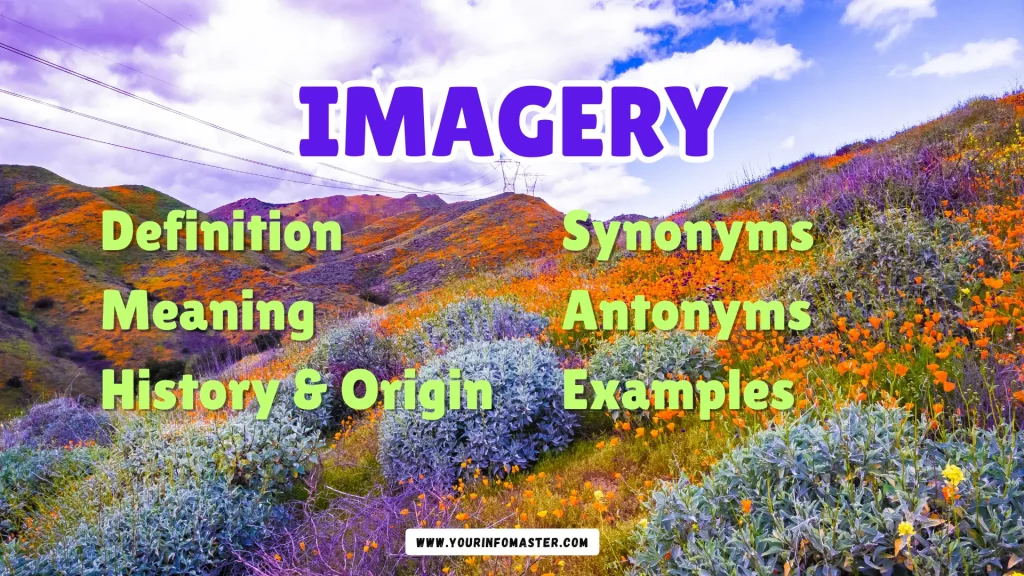 Imagery Synonyms, Antonyms, Example Sentences
