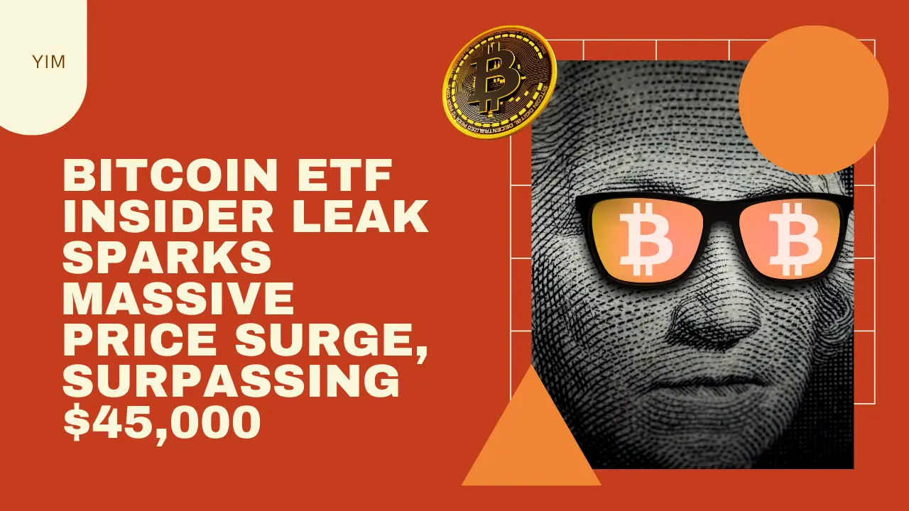 Bitcoin ETF Insider Leak Sparks Massive Price Surge, Surpassing $45,000 Crypto Market Erupts Following $1.6 Trillion Ethereum, XRP, Solana Rally